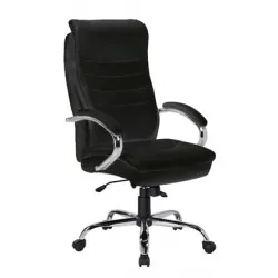 VELCO Pro Systems ΚΑΡΕΚΛΑ ΓΡΑΦΕΙΟΥ ΜΑΥΡΗ ΔΙΕΥΘΥΝΤΟΥ- ΔΙΑΣΤΑΣΕΙΣ: 64x71x110/120cm - ΕΠΙΦΑΝΕΙΑ PU PVC - 66-31527