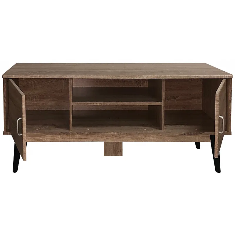 VELCO  Pro Systems  ΕΠΙΠΛΟ TV ΜΕ ΔΥΟ  ΠΟΡΤΕΣ ΚΑΙ ΤΕΣΣΕΡΙΣ ΘΕΣΕΙΣ 140x38x44 εκ ΣΦΕΝΔΑΜΟΣ - 61-35341-29 - Τραπεζάκια σαλονιού