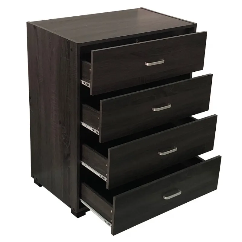 VELCO Pro Systems ΣΥΡΤΑΡΙΕΡΑ ΜΕ ΤΕΣΣΕΡΑ ΣΥΡΤΑΡΙΑ 68x40x82.5 εκ ΓΚΡΙ ΟΞΙΑ - 65-35426-30 - Συρταριέρες - Τουαλέτες