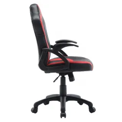 VELCO Pro Systems ΚΑΡΕΚΛΑ ΓΡΑΦΕΙΟΥ GAMING- ΜΑΥΡΗ-ΚΟΚΚΙΝΗ- ΕΠΙΦΑΝΕΙΑ PU - 66-35686