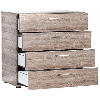 ΣΥΡΤΑΡΙΕΡΑ ΜΕ ΤΕΣΣΕΡΑ ΣΥΡΤΑΡΙΑ  73x44x96 εκ. LATTE - 652-7154-32