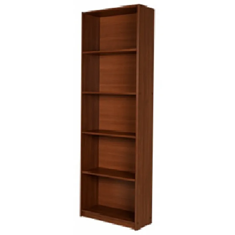 ΡΑΦΙΕΡΑ ΜΕ ΠΕΝΤΕ ΡΑΦΙΑ 64x26x182 εκ  SPANISH WALNUT - 622-8183-38 - Βιβλιοθήκες γραφείου