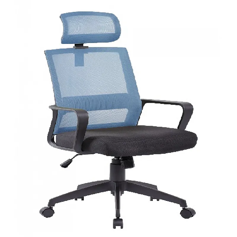 VELCO Pro Systems ΚΑΡΕΚΛΑ ΓΡΑΦΕΙΟΥ ΜΑΥΡΗ-ΜΠΛΕ-ΔΙΑΣΤΑΣΕΙΣ: 61.5x97x114/123.5cm - 66-37802 - Καρέκλες Γραφείου