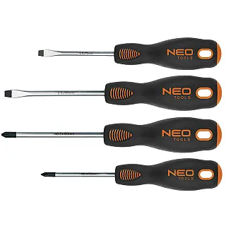 NEO TOOLS Κατσαβίδια μαγνητικά σετ 4τεμ 04-204