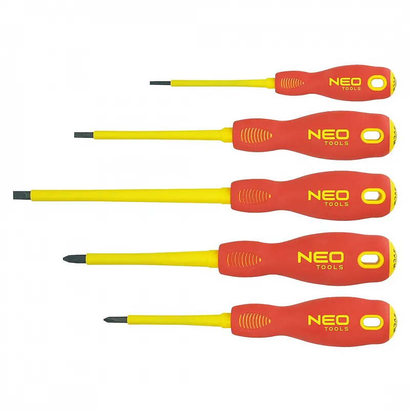 NEO TOOLS Σετ Κατσαβίδια VDE 5 τμχ 04-220 - Εργαλεία Χειρός