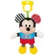 Baby Clementoni Disney Baby Βρεφικό Παιχνίδι Mickey Χνουδωτό-Κουδουνίστρα Για 6+ Μηνών