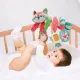 Baby Clementoni Βρεφικό Κρεμαστό Κούνιας Χαρούμενα Ζωάκια Για 0+ Μηνών