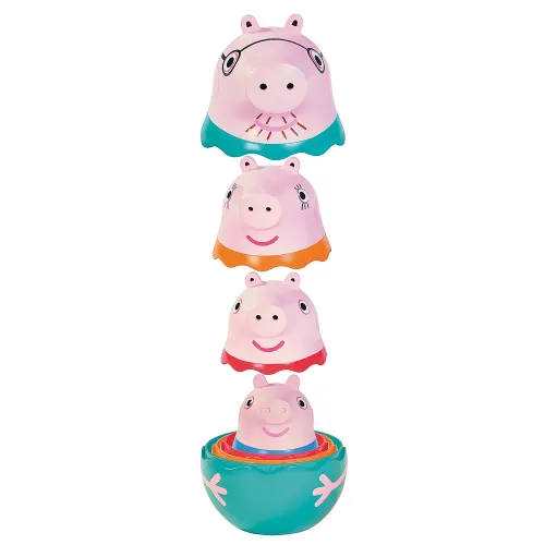 Tomy Toomies Βρεφικό Παιχνίδι Μπάνιου Οικογένεια Peppa Pig στη Φωλιά Για 18+ Μηνών