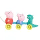 Tomy Toomies Βρεφικό Παιχνίδι Συρόμενο Οικογένεια Peppa Pig Για 18+ Μηνών