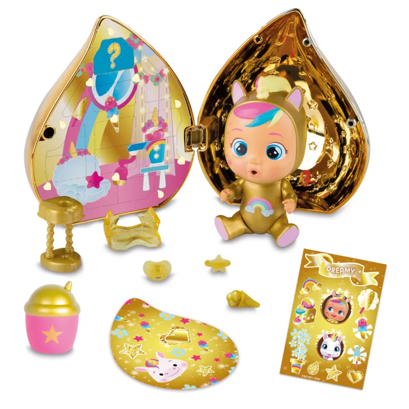 Cry Babies Magic Tears Κλαψουλίνια Χρυσό Σπιτάκι