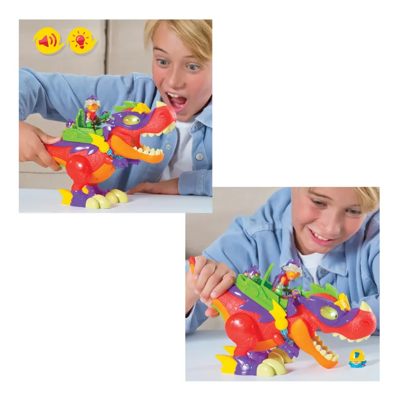 Superthings Μικροπλάσματα Δεινόσαυρος Με Φιγούρα SuperDino V-Rex Για 3+ Χρονών