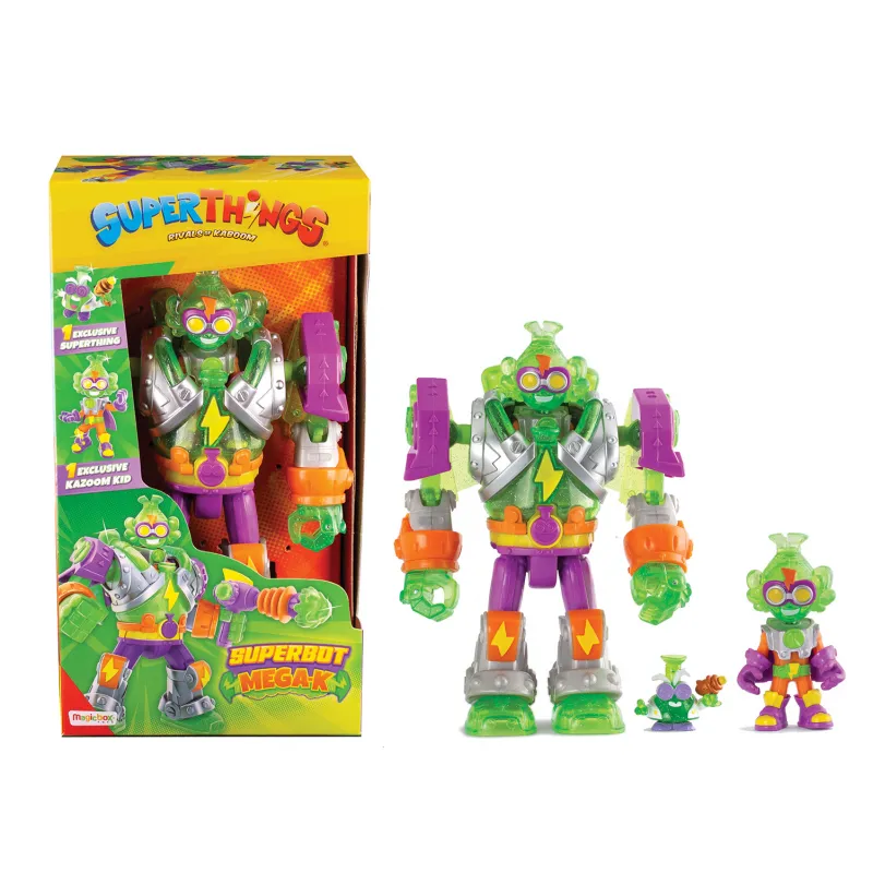 Superthings Μικροπλάσματα Superbot Με Φιγούρες Mega-K Για 3+ Χρονών