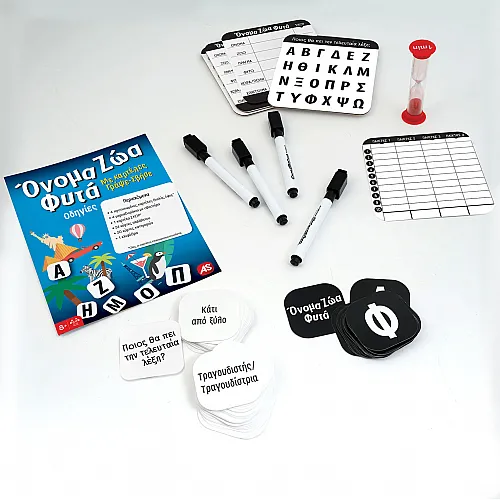AS Games Επιτραπέζιο Παιχνίδι Όνομα - Ζώα - Φυτά Board Edition Για Ηλικίες 8+ Χρονών Και 2-4 Παίκτες
