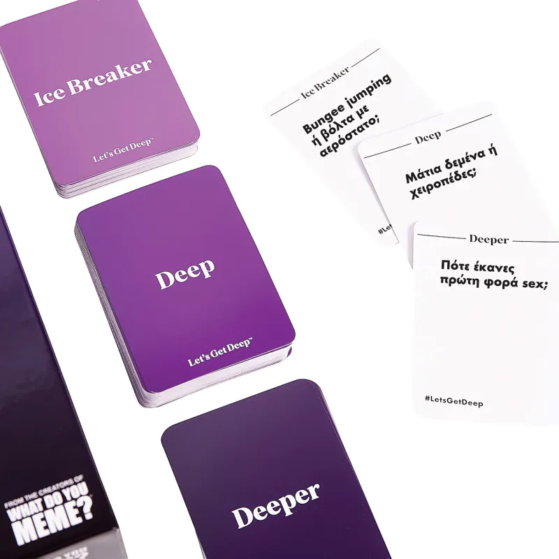 AS Games Επιτραπέζιο Παιχνίδι Let's Get Deep Για Ηλικίες 18+ Χρονών Και 2+ Παίκτες