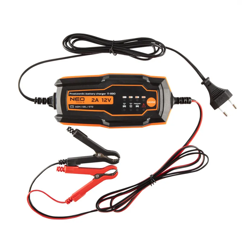NEO TOOLS Φορτιστής - Συντηρητής μπαταριών αυτόματος 12V-2A 11-890 - Φορτιστές - Συντηρητές