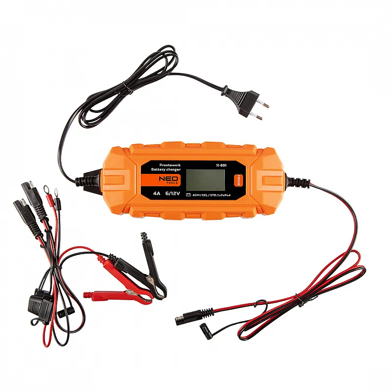 NEO TOOLS Φορτιστής - Συντηρητής μπαταριών αυτόματος 6/12V-4A 11-891 - Φορτιστές - Συντηρητές