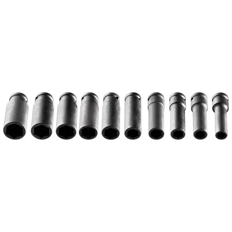 NEO TOOLS Σετ εξάγωνα καρυδάκια 1/2  μακριά 10τεμ. 12-107 - Εργαλεία Χειρός