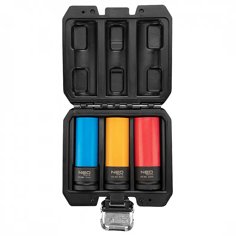 NEO TOOLS Καρυδάκια Impact μακριά 1/2  17, 19, 21 mm 12-350 - Εργαλεία Χειρός
