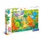Clementoni Παιδικό Παζλ Maxi Super Color Dinos Happy Oasis 24 τμχ