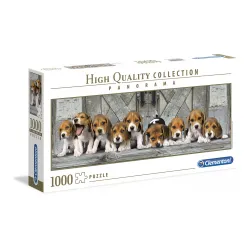 Clementoni Παζλ Panorama High Quality Collection Σκυλάκια Beagles 1000 τμχ