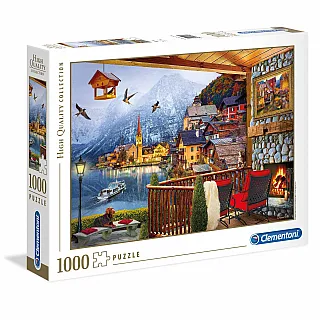 Clementoni Παζλ High Quality Collection Hallstadt 1000 τμχ