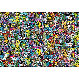 Clementoni Παζλ Panorama Tokidoki 1000 τμχ