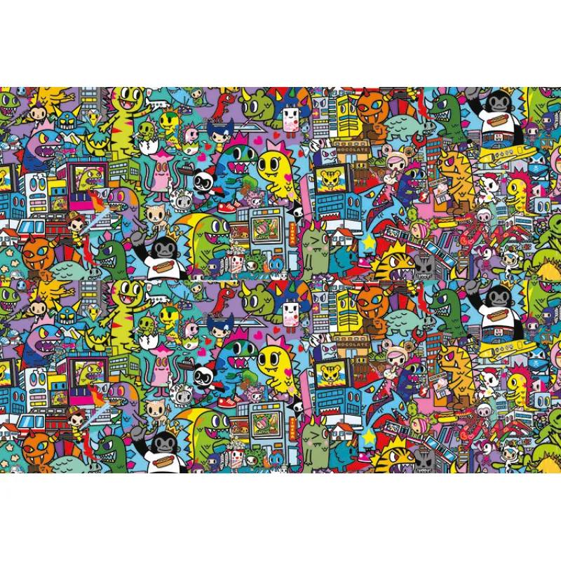 Clementoni Παζλ Panorama Tokidoki 1000 τμχ
