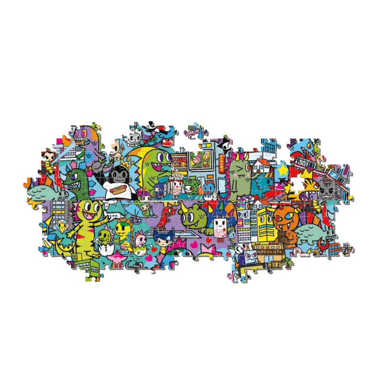 Clementoni Παζλ Panorama Tokidoki 1000 τμχ