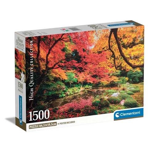 Clementoni Παζλ High Quality Collection Φθινοπωρινό Πάρκο 1500 τμχ - Compact Box