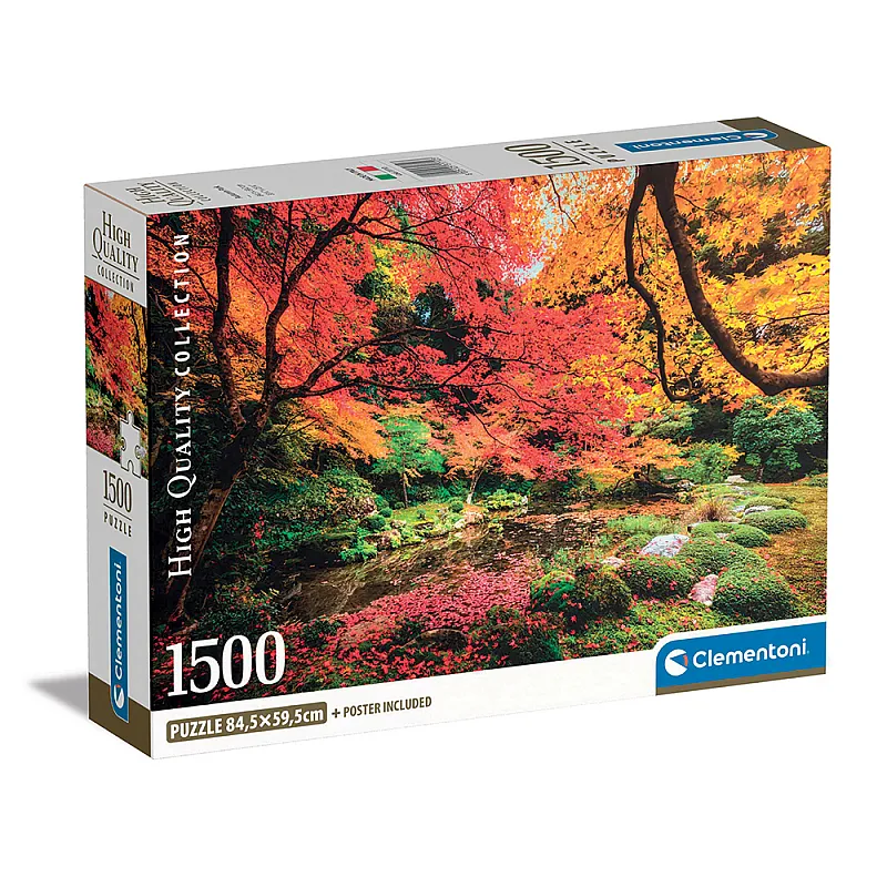 Clementoni Παζλ High Quality Collection Φθινοπωρινό Πάρκο 1500 τμχ - Compact Box