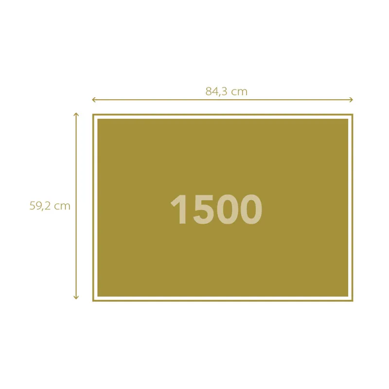 Clementoni Παζλ High Quality Collection Χάλστατ 1500 τμχ - Compact Box