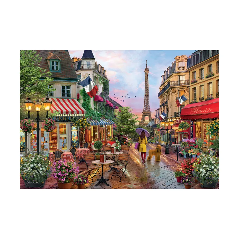 Clementoni Παζλ High Quality Collection Flowers In Paris 1000 τμχ - Compact Box