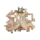 Clementoni Παζλ High Quality Collection Χάρτης Αντίκα 1000 τμχ - Compact Box