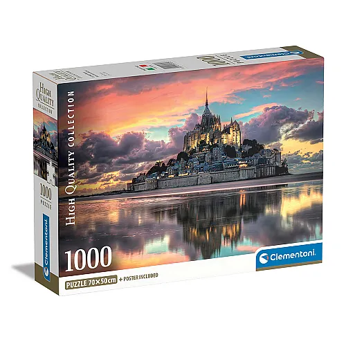 Clementoni Παζλ High Quality Collection Le Magnifique Mont Saint-Michael 1000 τμχ - Compact Box