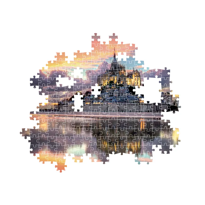 Clementoni Παζλ High Quality Collection Le Magnifique Mont Saint-Michael 1000 τμχ - Compact Box
