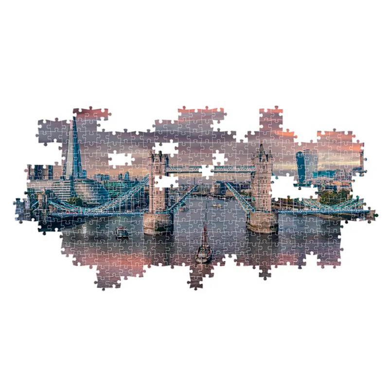 Clementoni Παζλ Panorama High Quality Collection Κατά Μήκος Του Ποταμού Τάμεση 1000 τμχ