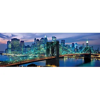 Clementoni Παζλ Panorama High Quality Collection Νέα Υόρκη Γέφυρα Brooklyn 1000 τμχ - Compact Box