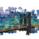 Clementoni Παζλ Panorama High Quality Collection Νέα Υόρκη Γέφυρα Brooklyn 1000 τμχ - Compact Box