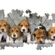 Clementoni Παζλ Panorama High Quality Collection Σκυλάκια Beagles 1000 τμχ - Compact Box