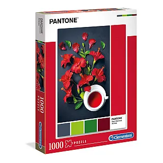 Clementoni Παζλ Pantone Κόκκινος Ιβίσκος 1000 τμχ
