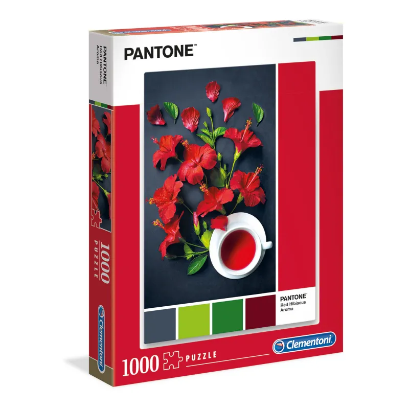Clementoni Παζλ Pantone Κόκκινος Ιβίσκος 1000 τμχ