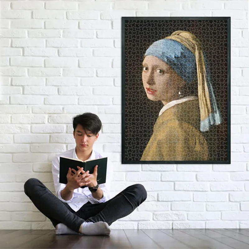 Clementoni Παζλ Museum Collection Vermeer: Κορίτσι Με Μαργαριταρένιο Σκουλαρίκι 1000 τμχ