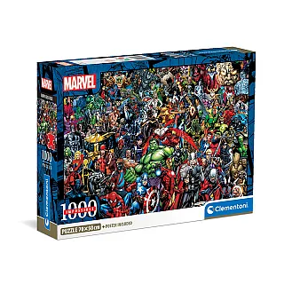Clementoni Παζλ Impossible Marvel 1000 τμχ - Compact Box