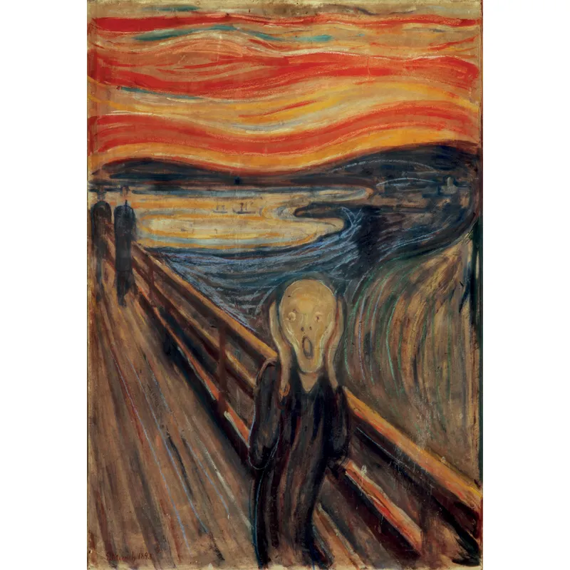 Clementoni Παζλ Museum Collection Munch: Η Κραυγή 1000 τμχ - Compact Box