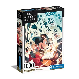 Clementoni Παζλ High Quality Collection Disney Mickey Mouse Celebration 1000 τμχ - Compact Box