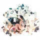 Clementoni Παζλ High Quality Collection Disney Mickey Mouse Celebration 1000 τμχ - Compact Box