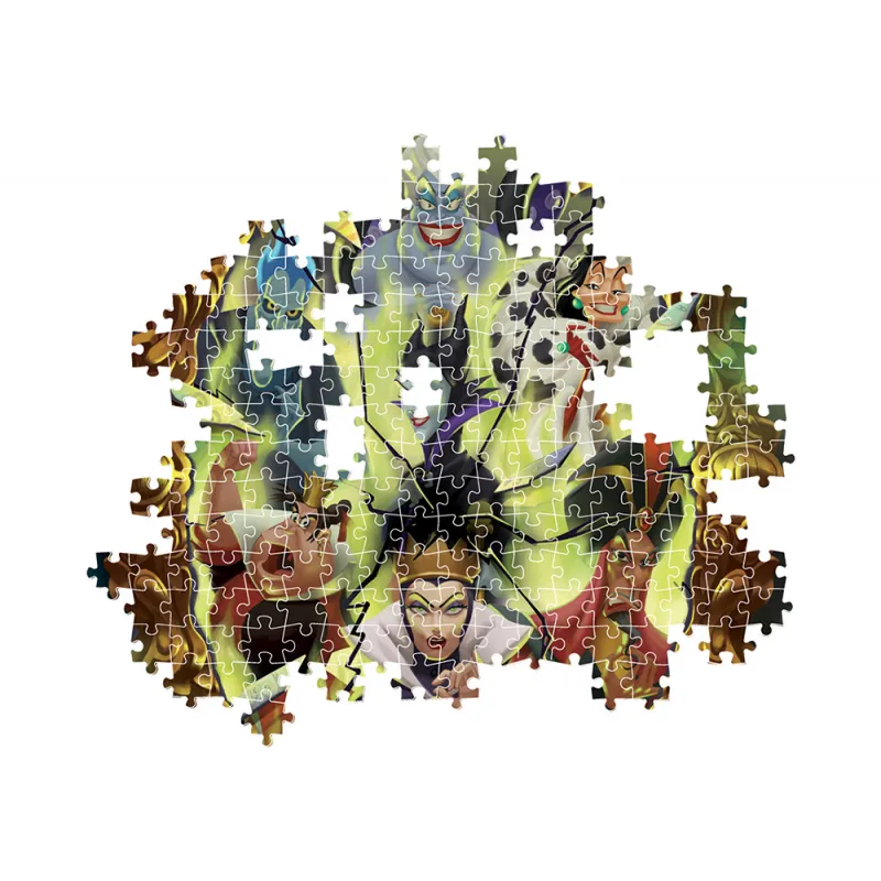 Clementoni Παζλ High Quality Collection Disney Villains 1000 τμχ - Compact Box