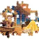Clementoni Παζλ High Quality Collection Disney Πριγκίπισσες 1000 τμχ - Compact Box
