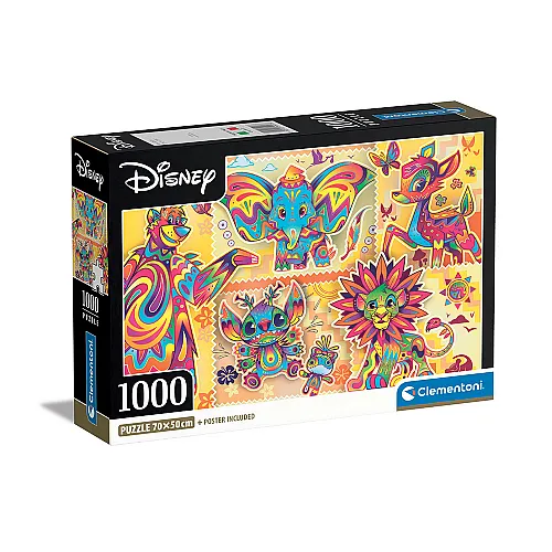Clementoni Παζλ High Quality Collection Disney Classics 1000 τμχ - Compact Box