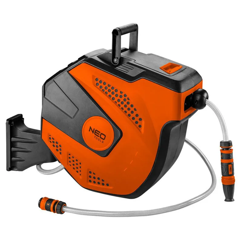 NEO TOOLS Καρούλι αυτόματο με λάστιχο 20m 15-891 - Λάστιχα Ποτίσματος